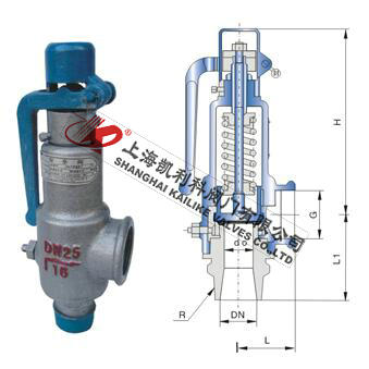A27H、A27W、A27Y彈簧微啟式外螺紋安全閥